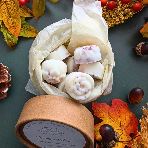 Christmas Fizz Wax Melts - Lavender, Lemon Verbena & Juniper