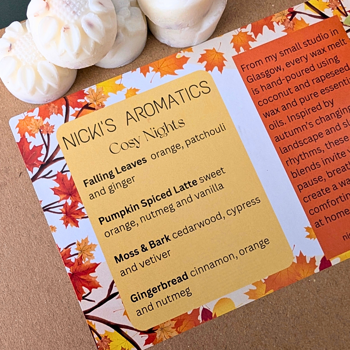 Cosy Nights Essential Oil Wax Melt Selection Box