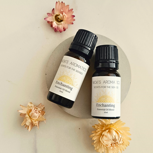 Two 10ml bottles of Enchanting essential oil blend