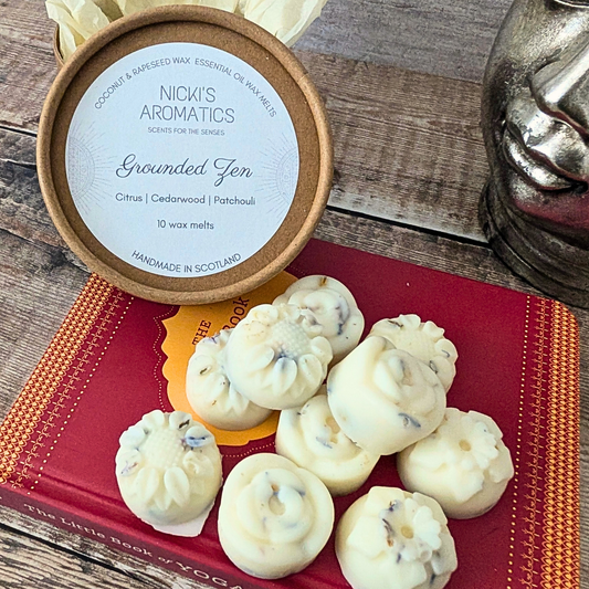 Grounded Zen Wax Melts – Citrus, Patchouli & Cedarwood