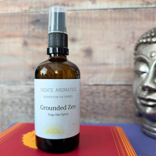 Grounded Zen Yoga Mat Spray – Calm & Earthy Citrus Blend