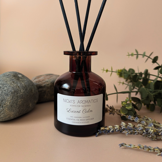 Lucent Calm Reed Diffuser – Lime, Mandarin & Lavender for Calm