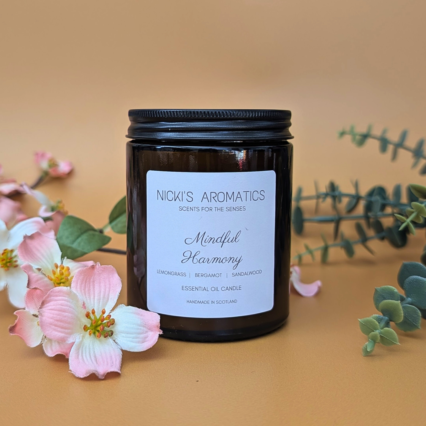 Mindful Harmony Candle - Lemongrass & Sandalwood