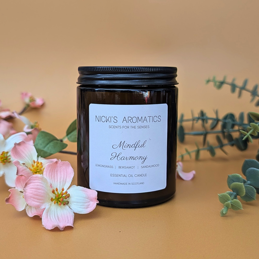Mindful Harmony Candle - Lemongrass & Sandalwood