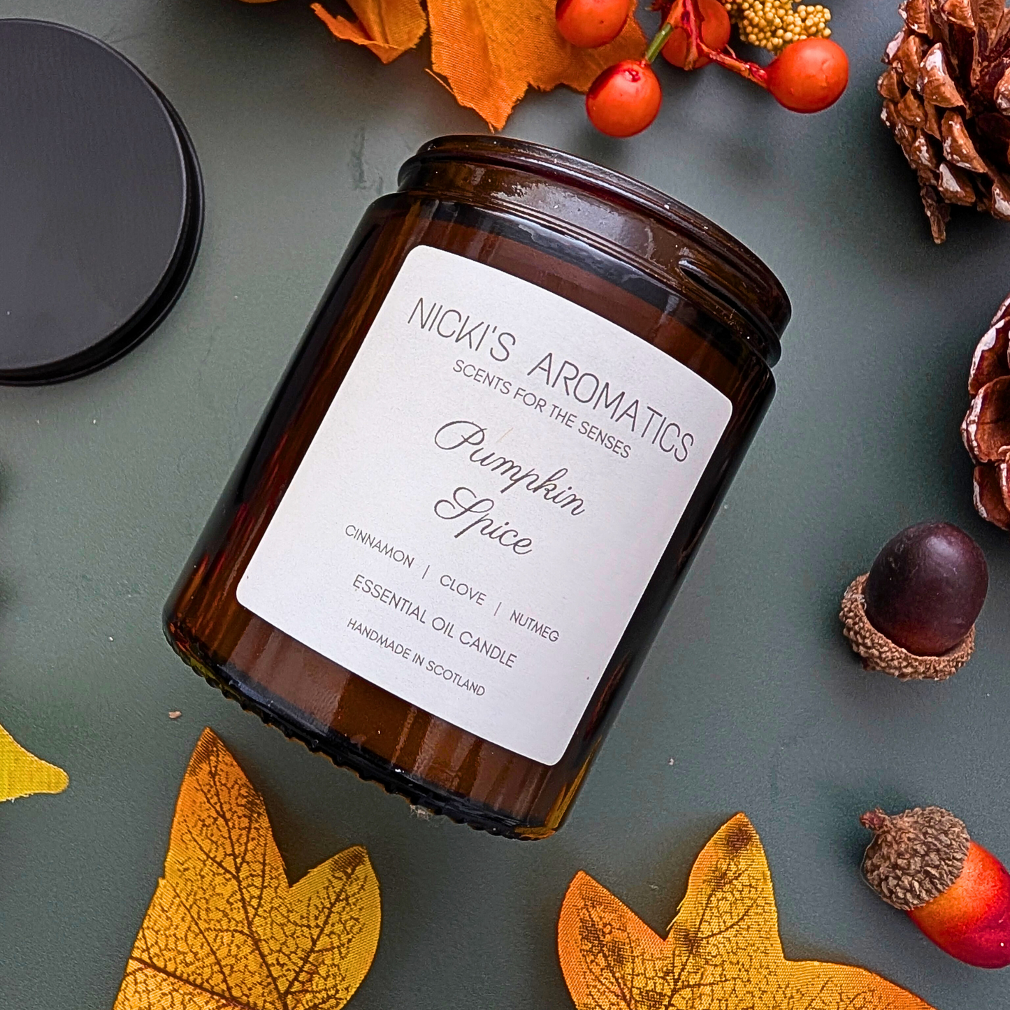 Pumpkin Spice Candle – Cinnamon, Clove & Nutmeg