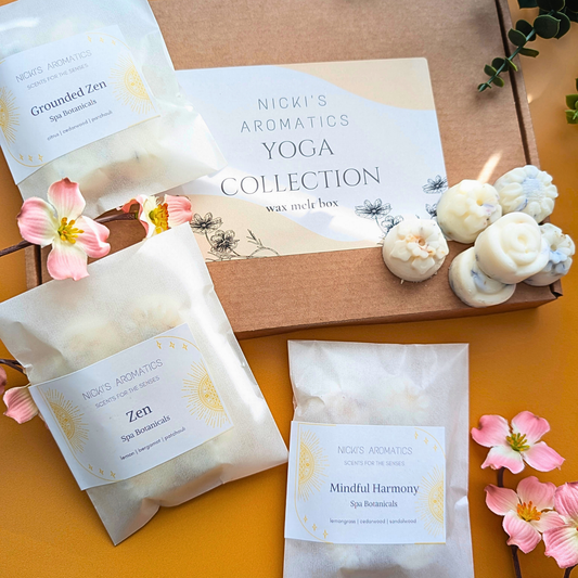 The Yoga Collection Wax Melt Box – Aromatherapy Gift Set