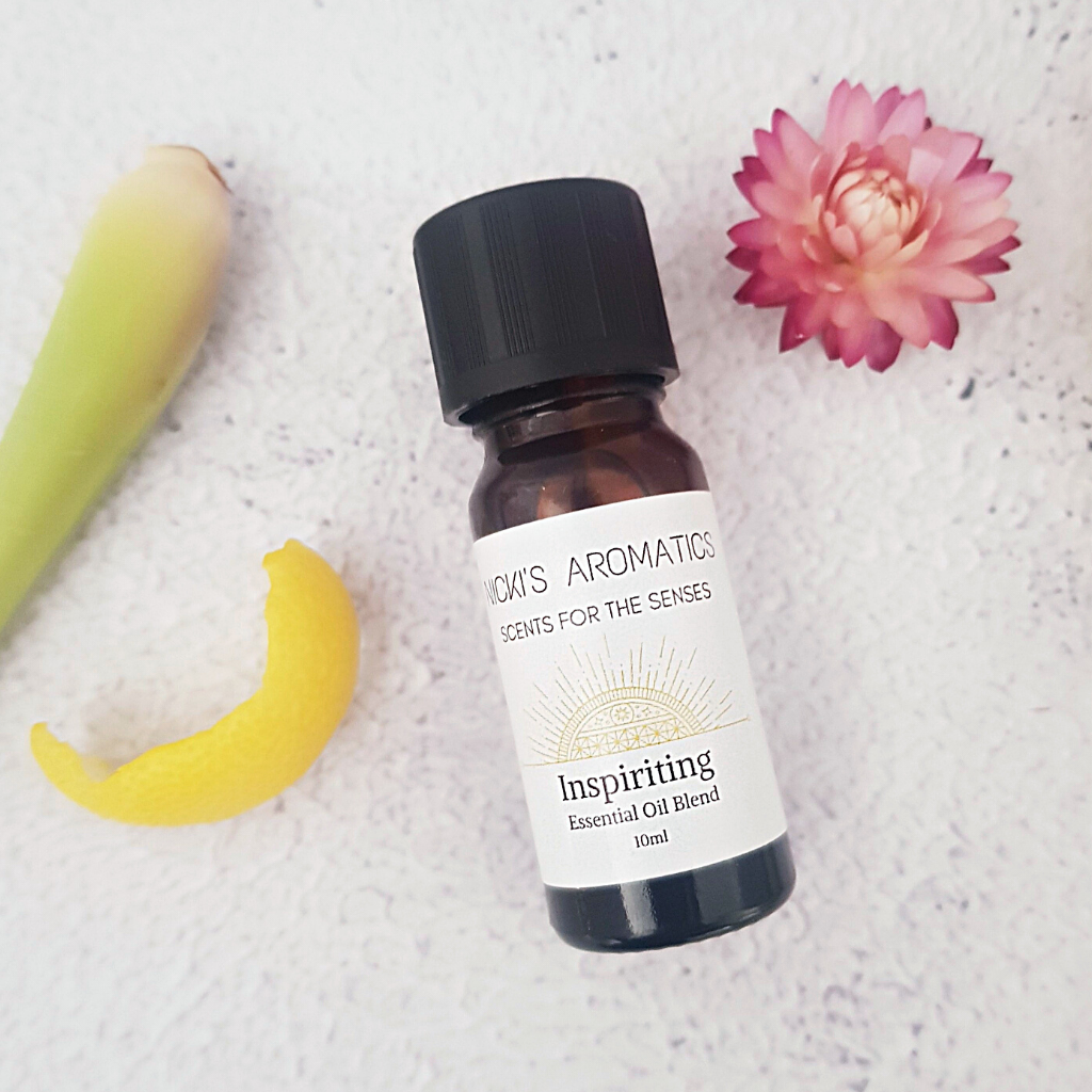 Inspiriting Oil – Lemon, Lemongrass & Geranium Blend