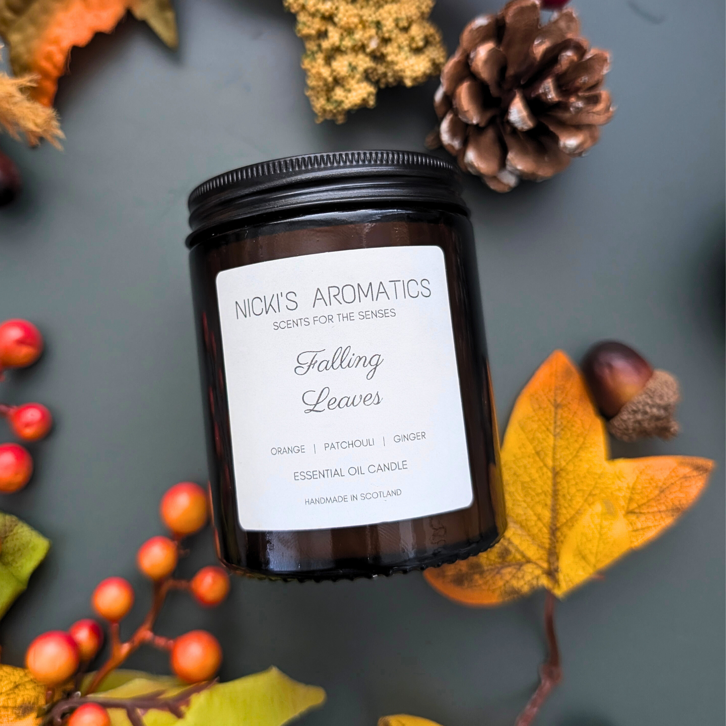 Falling Leaves Candle – Orange, Patchouli & Ginger