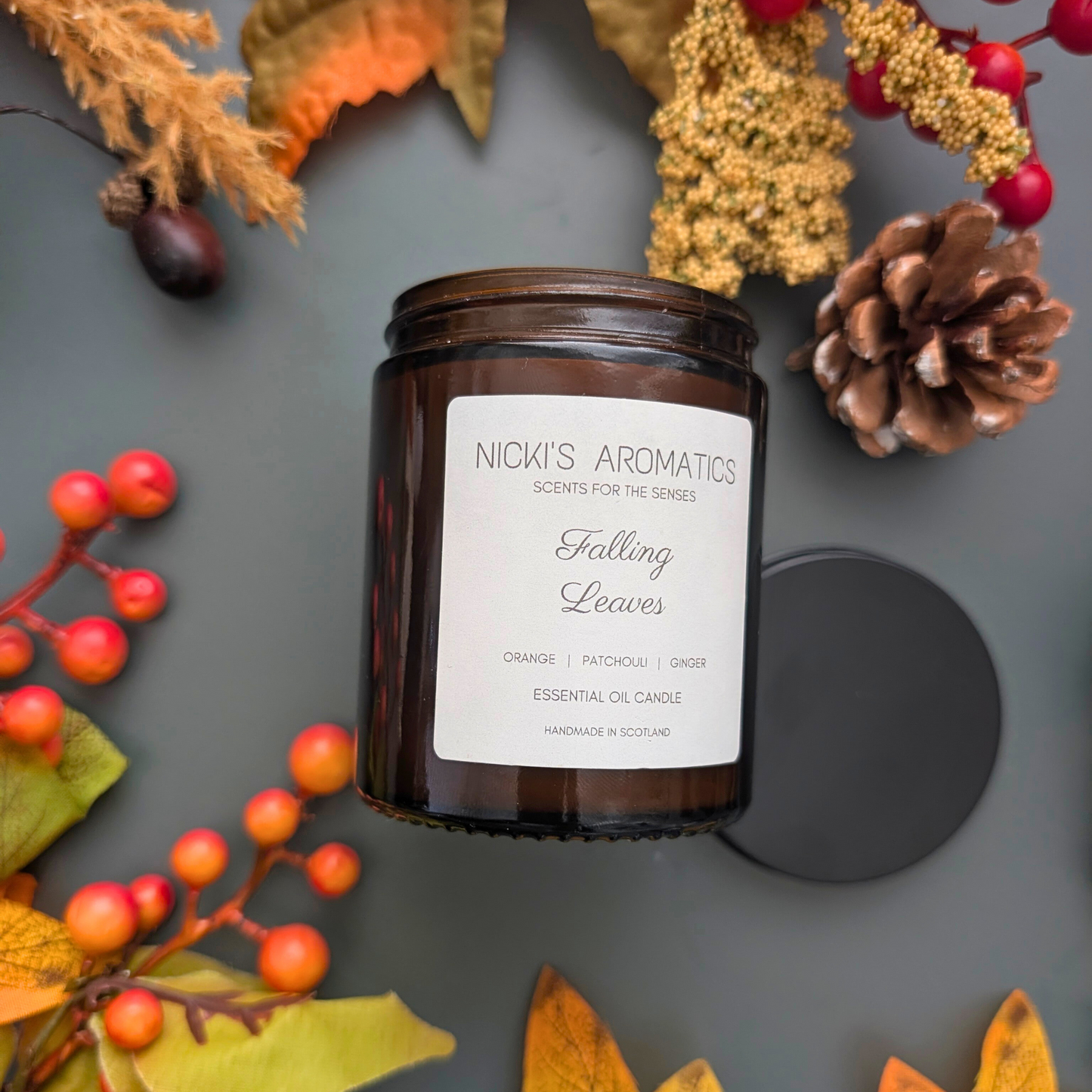 Falling Leaves Candle – Orange, Patchouli & Ginger