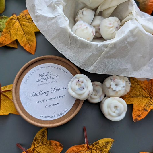 Falling Leaves Wax Melts – Orange, Patchouli & Ginger