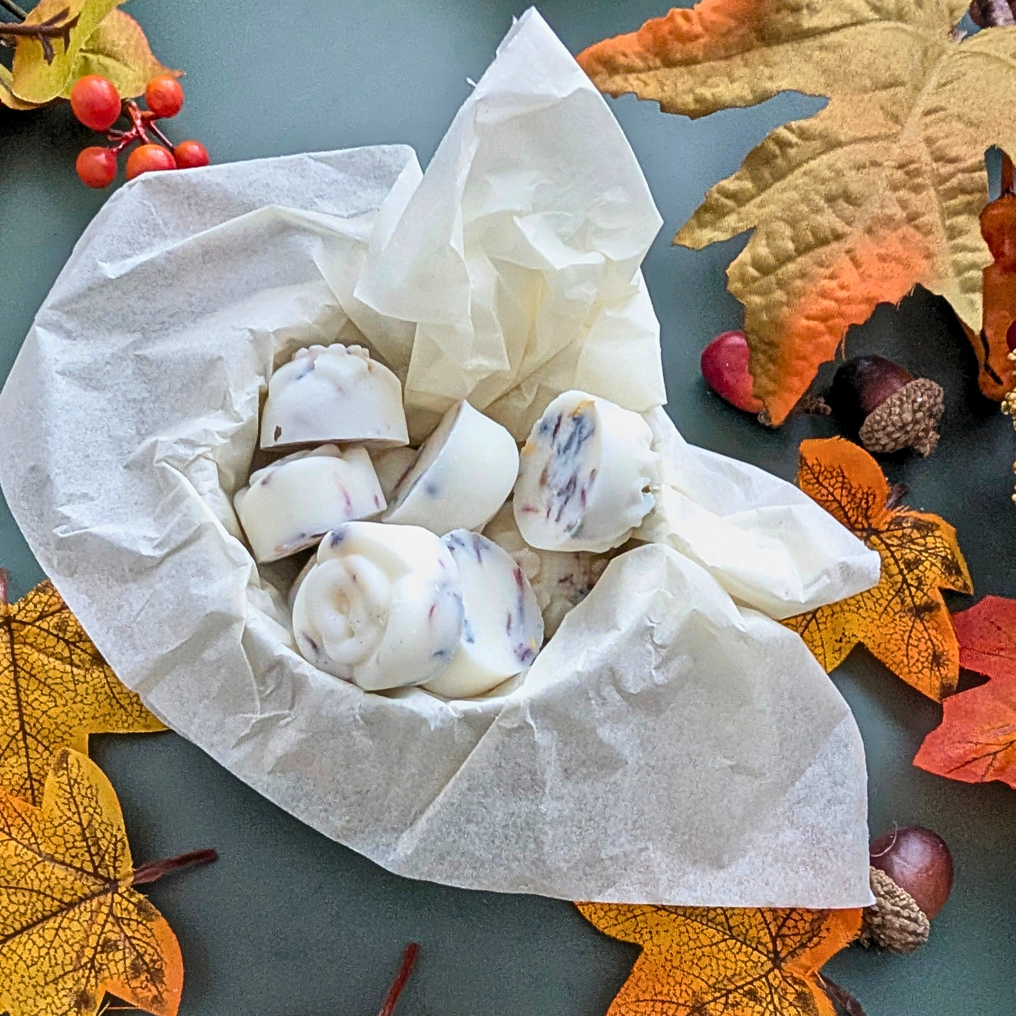 Falling Leaves Wax Melts – Orange, Patchouli & Ginger
