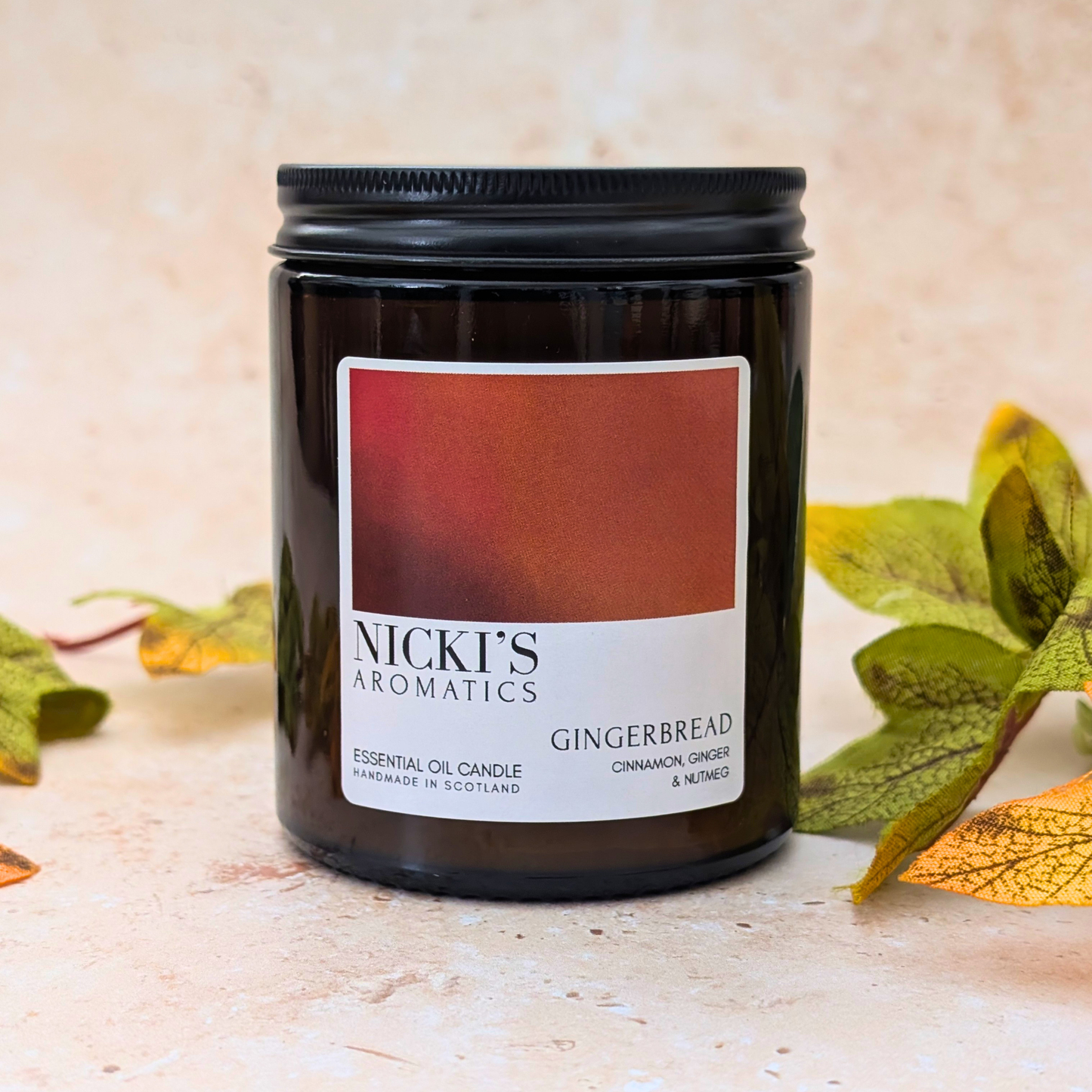 Gingerbread Essential Oil Candle | Warm Spiced Blend