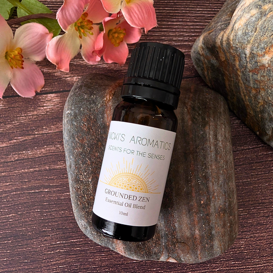 Grounded Zen Essential Oil – Calm Citrus & Patchouli Blend