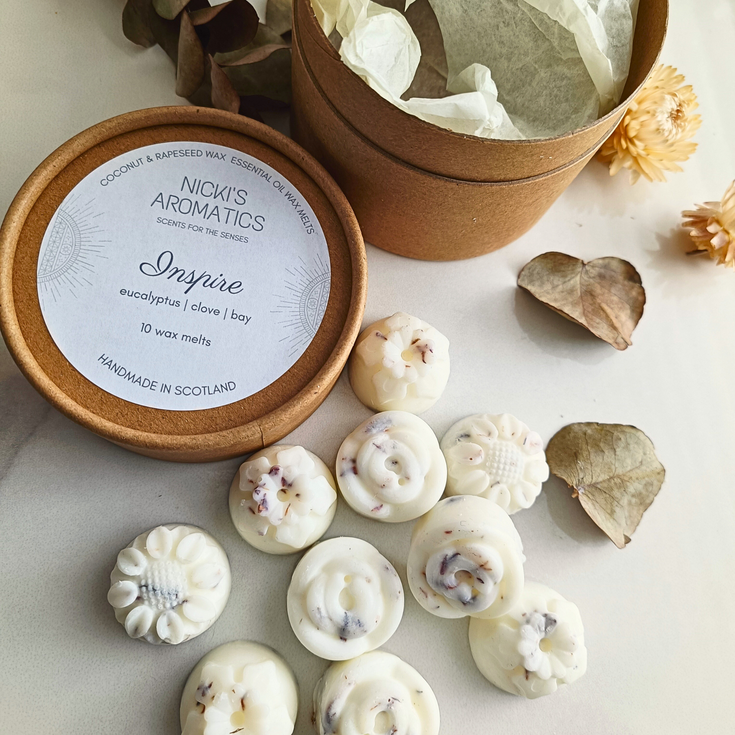 Inspire - Focus Wax Melts - Eucalyptus Bay & Clove