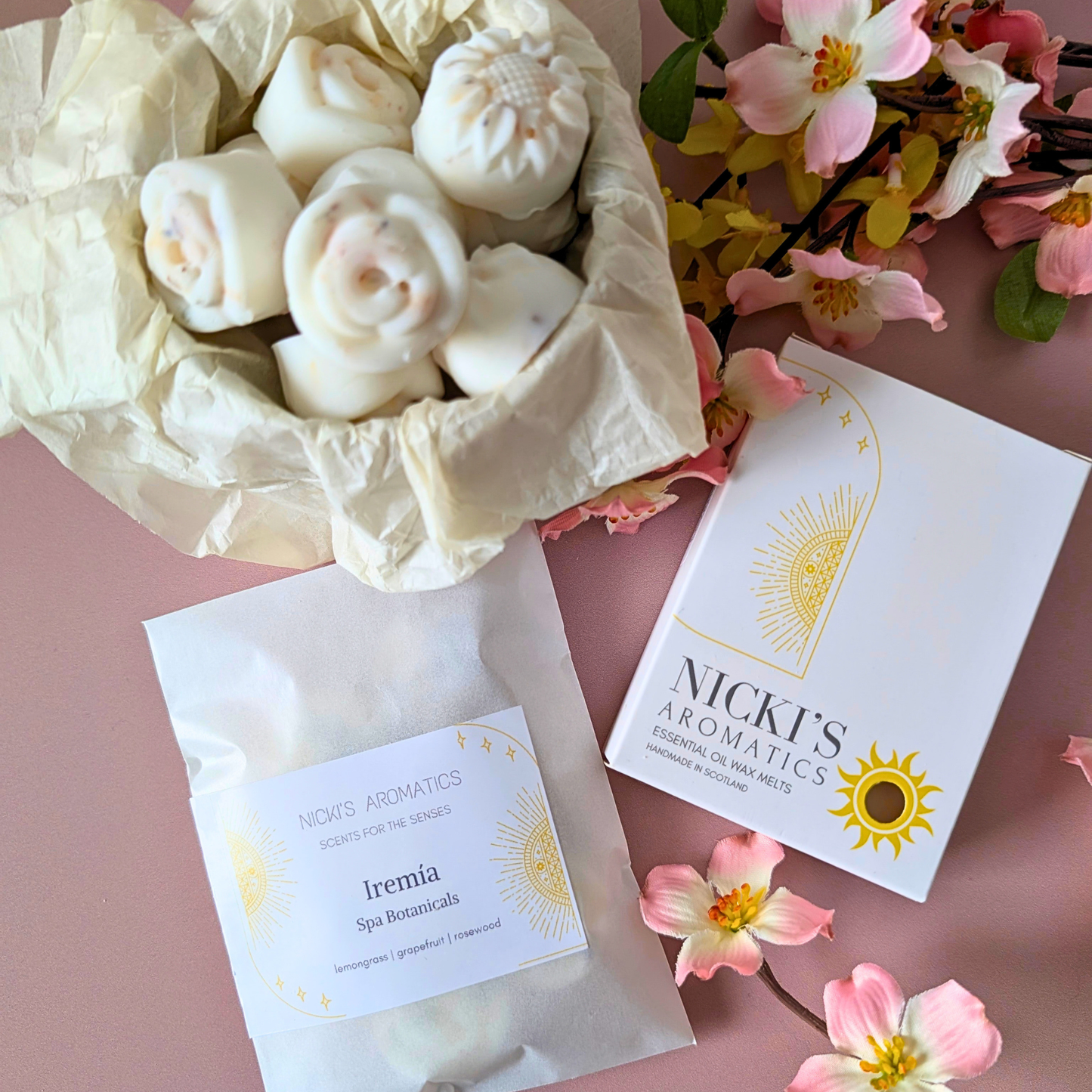Iremía Essential Oil Wax Melts | Calming Citrus Blend