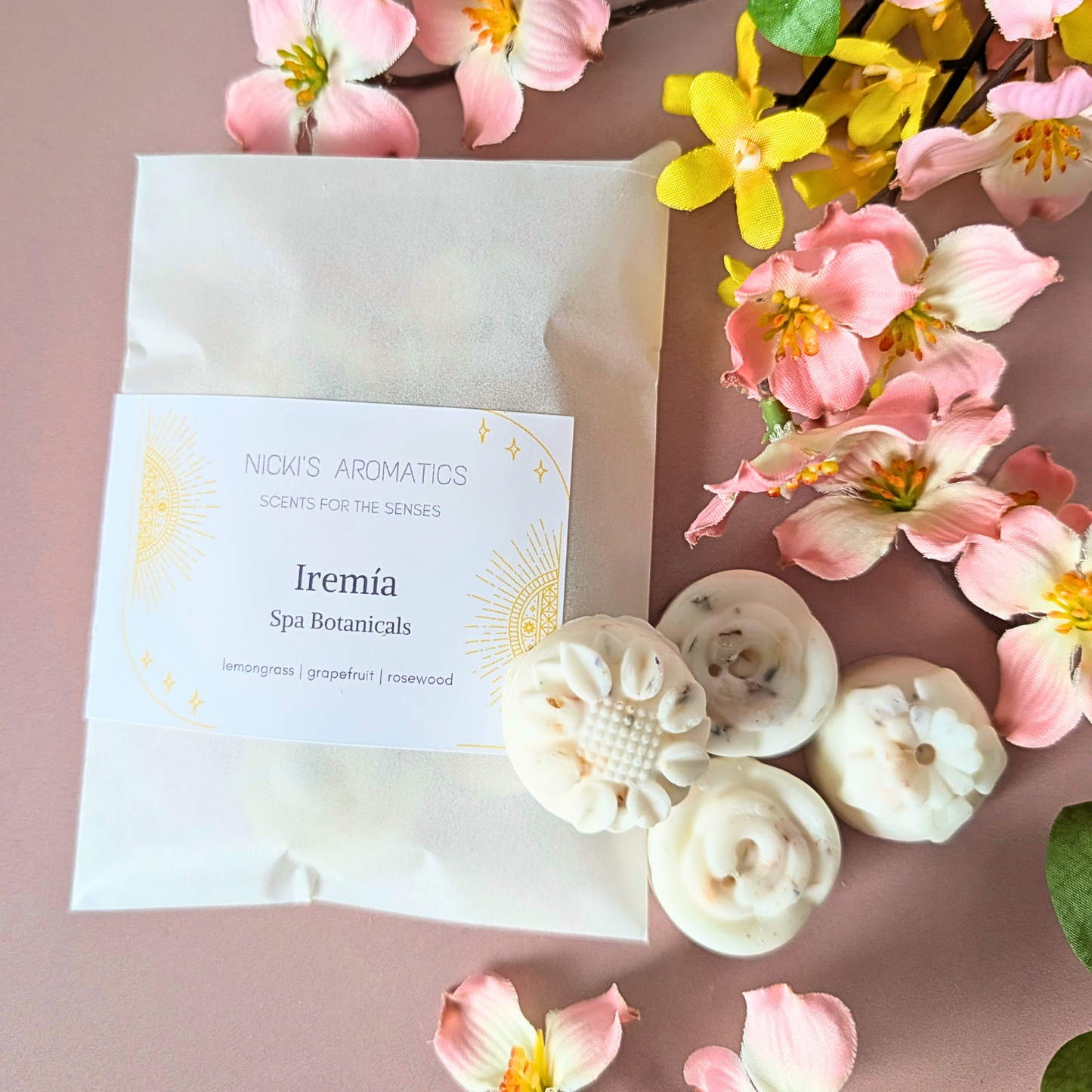 Iremía Essential Oil Wax Melts | Calming Citrus Blend