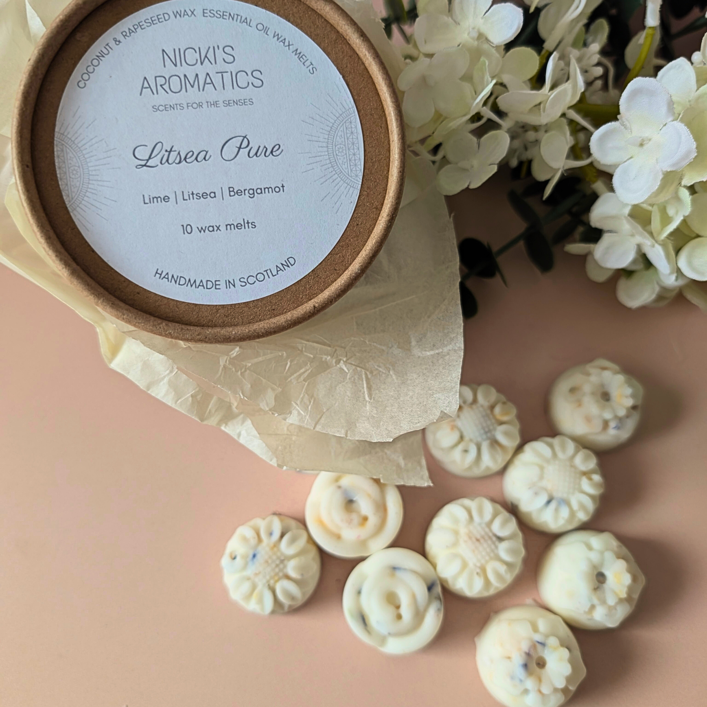 Litsea Pure Wax Melts – Litsea, Lime & Bergamot