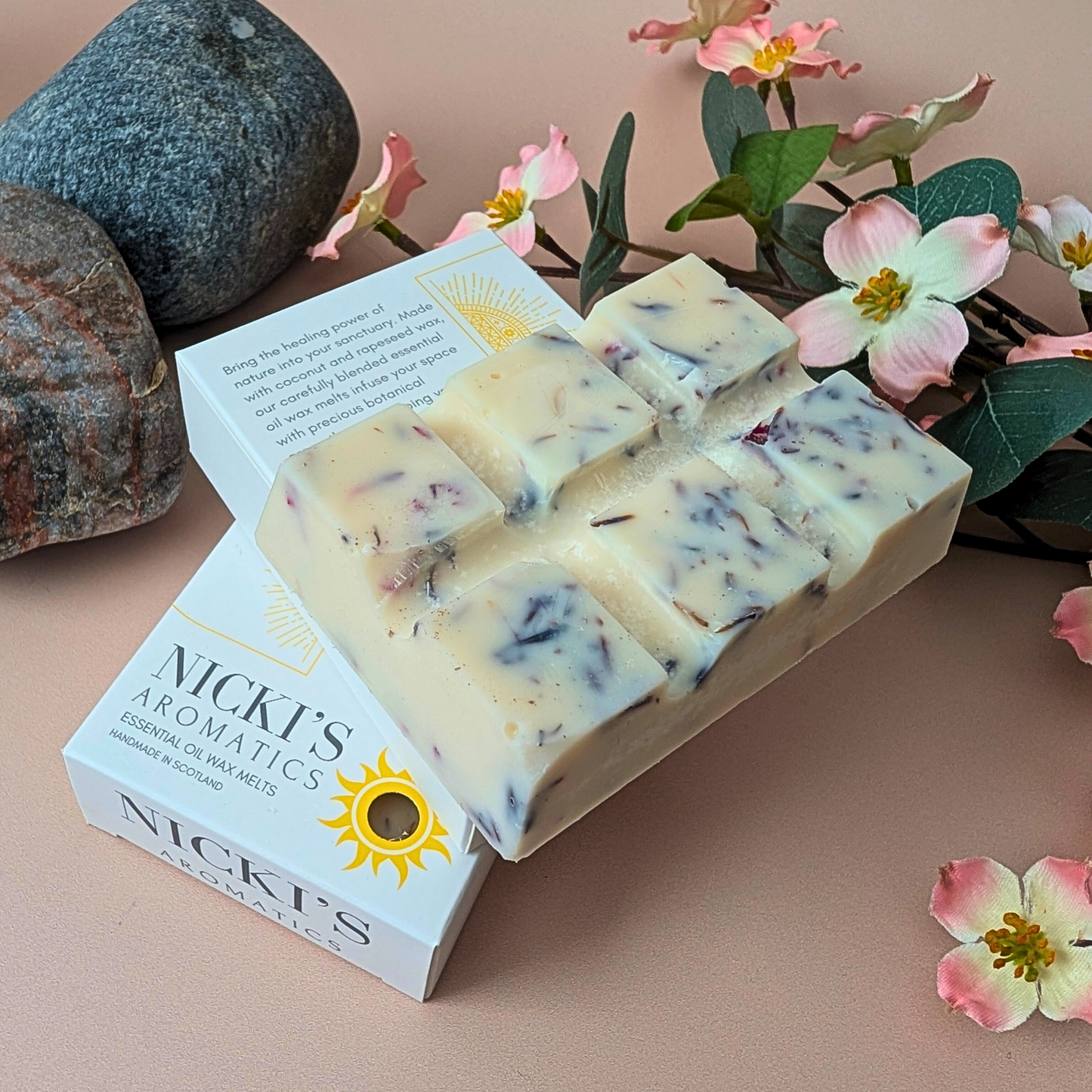 Peony Bloom Wax Melts – Lime, Jasmine & Geranium