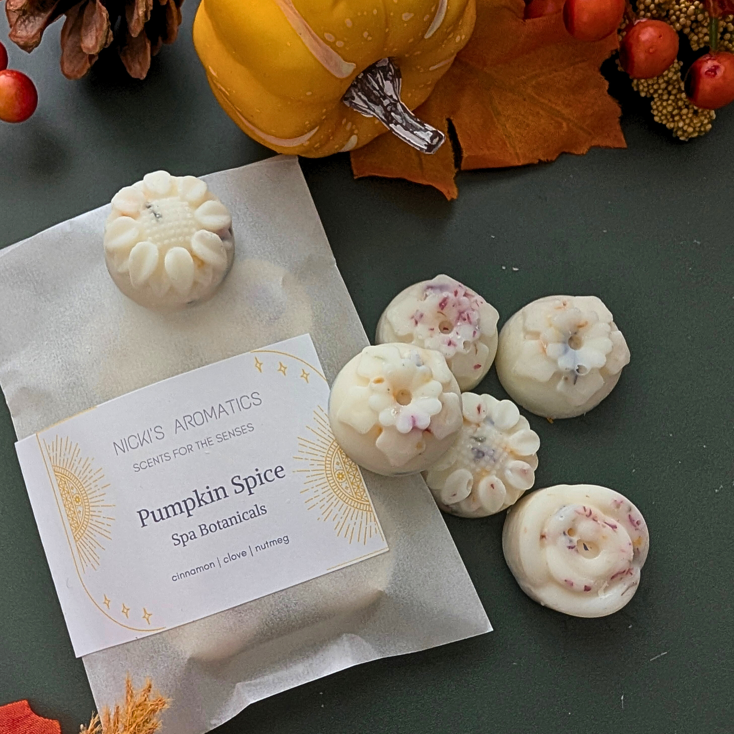 Pumpkin Spice Wax Melts - Cinnamon, Clove & Nutmeg