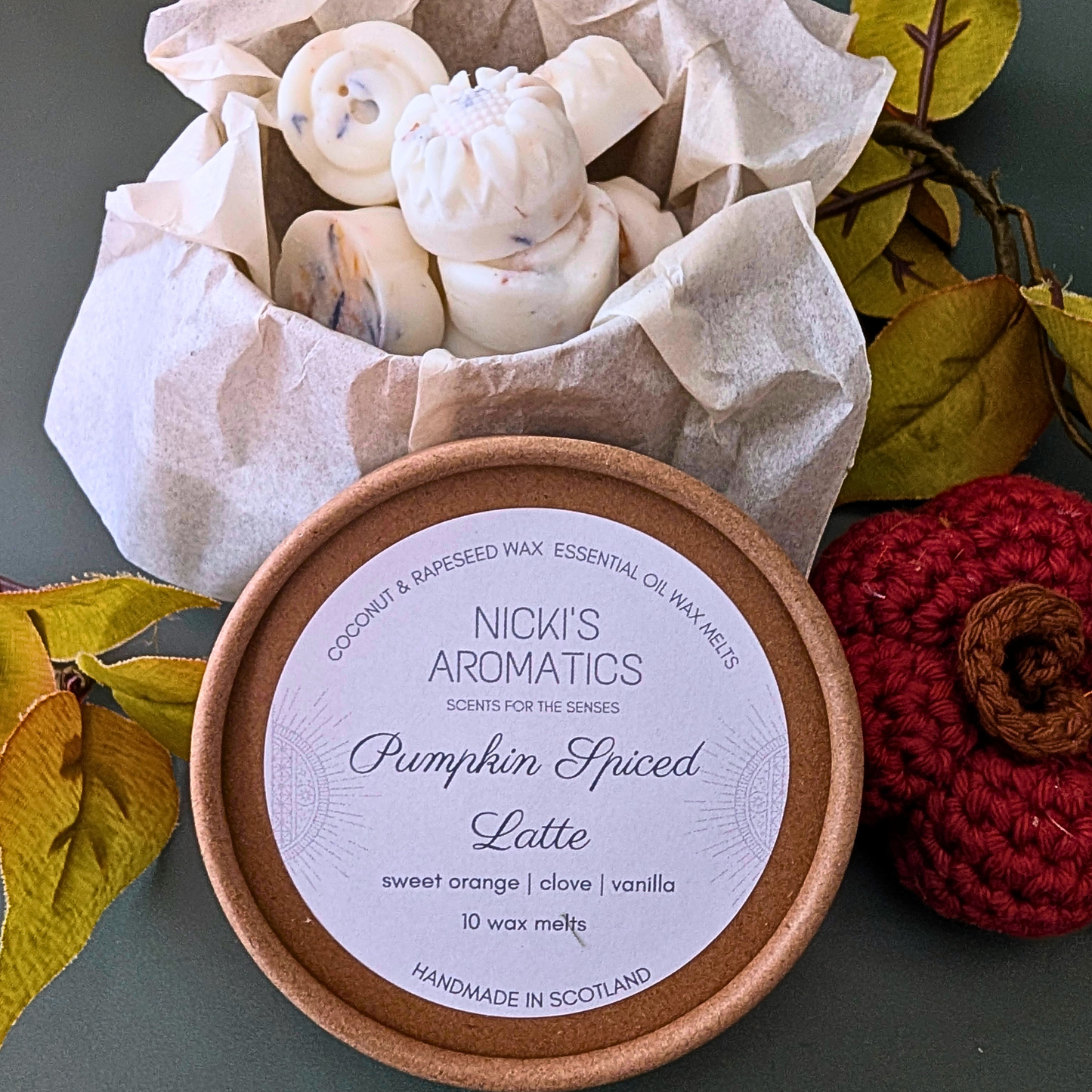 Pumpkin Spiced Latte Essential Oil Wax Melts | Warm & Creamy