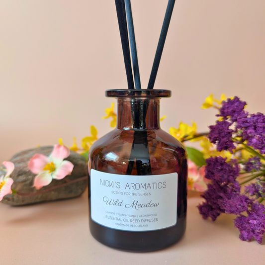 Wild Meadow Reed Diffuser – Orange, Ylang Ylang & Cedar