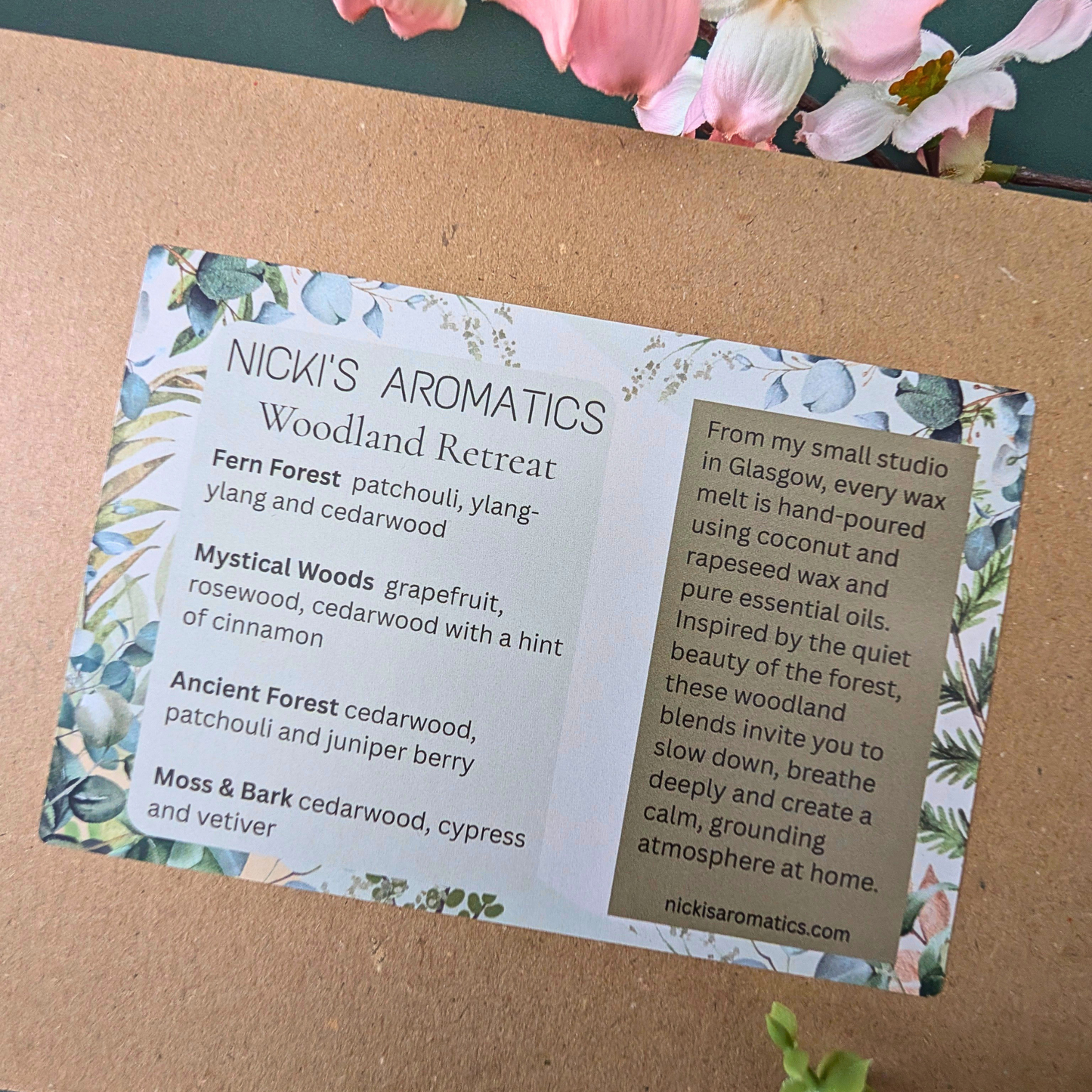 Woodland Retreat Essential Oil Wax Melt Selection Box
